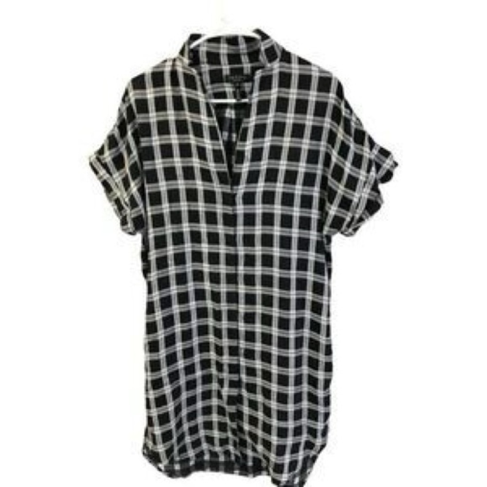 Rag & Bone Monochrome Checkered Cooper Dress